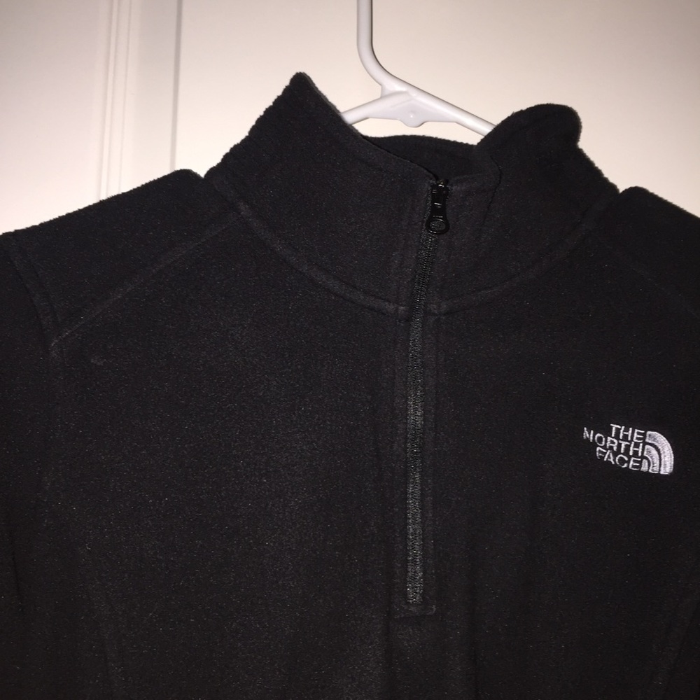 North face quarter zip fleece jacket